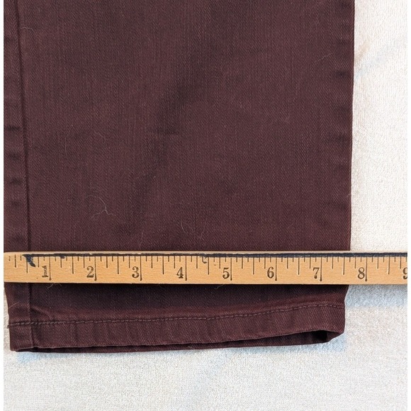 Meyers Men's Burgundy Chinos Casual Pants Slim Fit Stretch Comfortable 38 x 28 - Picture 7 of 9